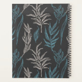 濃いヴィンテージ葉(茶) プランナー手帳 (裏面)