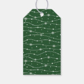  – 濃い伝統的緑 – カスタマイズ可能なギフトラベル ギフトタグ (裏面)