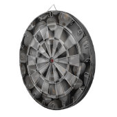 濃い光沢の小石 ダーツボード (正面右)