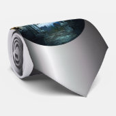 濃い墓地の背景 ネクタイ (ロール)