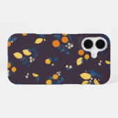 濃い後の柑橘 iPhone 16ケース (裏面横)