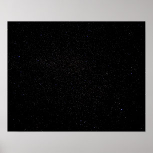 濃い星空//長い露出の夜空 ポスター