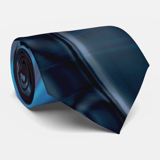 濃い曲線のポリッシュ重なったツイスト線 ネクタイ (ロール)