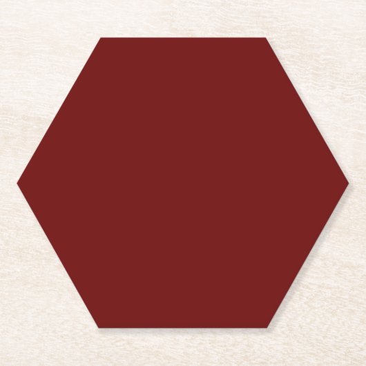 濃い栗色、濃い紫色がかったピンク、くすんだ紫色 ペーパーコースター (正面)