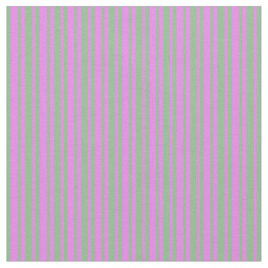 濃い海の緑と紫の色のストライプ ファブリック (クローズアップ)