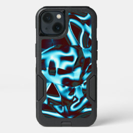 濃い澄ん赤の抽象芸術リボンのシアン色の色合い