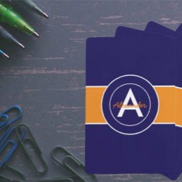 濃い濃紺のオレンジ トランプ