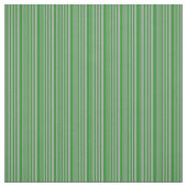 濃い灰色と森林の緑の色のストライプ ファブリック (見本)