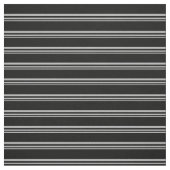 濃い灰色と黒の色の線のパターン ファブリック (見本)