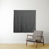 濃い灰色のグラデーション幾何学的なメッシュパターン タペストリー (インサイチュ(横))