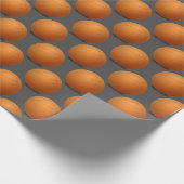 濃い灰色のバスケット ラッピングペーパー (角)