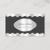 濃い灰色のプロフェッショナル 名刺 (正面)