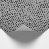 濃い灰色の壁 ラッピングペーパー (角)