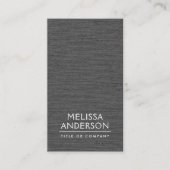 濃い灰色の線の垂直ミニマリストプロフェッショナル 名刺 (正面)