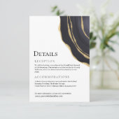 濃い灰色の金色の瑪瑙 エンクロージャーカード (スタンド正面)