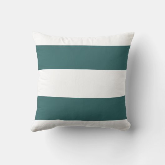 濃い灰色の青い枕に白い帆船 クッション (裏面)