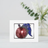 濃い無限大はがき ポストカード (スタンド正面)