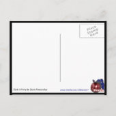 濃い無限大はがき ポストカード (裏面)