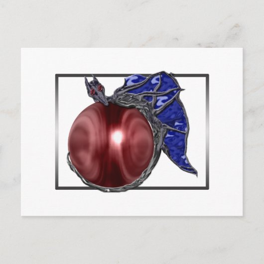 濃い無限大はがき ポストカード (正面)