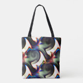 濃い煙または着色されたtで螺旋状に空洞 トートバッグ (裏面)