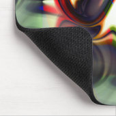 濃い煙または着色されたtで螺旋状に空洞 マウスパッド (コーナー)