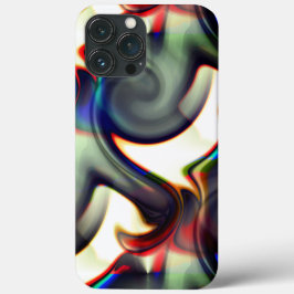 濃い煙または着色されたtで螺旋状に空洞 iPhone 13 pro maxケース