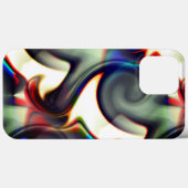 濃い煙または着色されたtで螺旋状に空洞 Case-Mate iPhoneケース (裏面 (横))