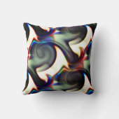 濃い煙または色のついた螺旋状に空洞にされた クッション (裏面)