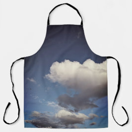 濃い白い雲 エプロン