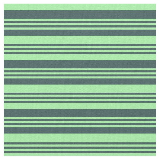 濃い石板グレーと緑のパターン ファブリック (クローズアップ)