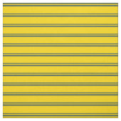 濃い石板グレーと黄色の色の線パターン ファブリック (見本)