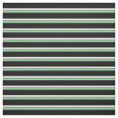 濃い石板グレー、緑、グレー、白、黒の線 ファブリック (見本)