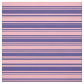 濃い石板ブルー&ライトピンクストライプ色 ファブリック (見本)