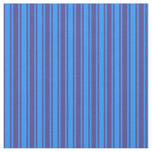濃い石板青と青の線/パターストライプのン ファブリック (クローズアップ)
