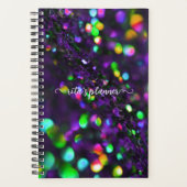 濃い紫きらめく プランナー手帳 (正面)