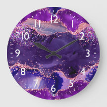 濃い紫とピンクのグリッター続編アゲート