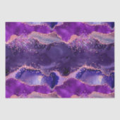 濃い紫とピンクのグリッター続編アゲート 薄葉紙 (正面)