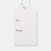 濃い紫の光沢のあるフェイクグリッターの輝き ギフトタグ (裏面)