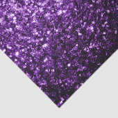 濃い紫の光沢のあるフェイクグリッターの輝き 薄葉紙 (詳細)