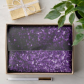 濃い紫の光沢のあるフェイクグリッターの輝き 薄葉紙 (ギフト)