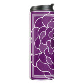 濃い紫の抽象芸術 タンブラー (回転左)