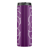 濃い紫の抽象芸術 タンブラー (裏面)