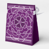 濃い紫の抽象芸術 フェイバーボックス (裏面サイド)