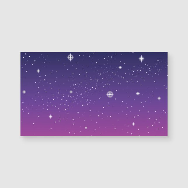 濃い紫の星空 (正面)