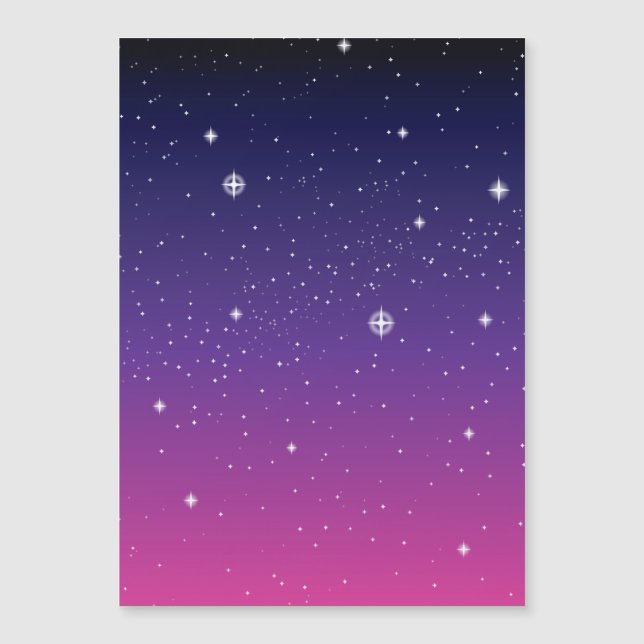 濃い紫の星空 (正面)