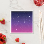濃い紫の星空 スタンダードカクテルナプキン (インサイチュ)