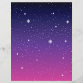 濃い紫の星空 チラシ (裏面)