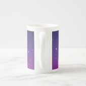 濃い紫の星空 ボーンチャイナマグカップ (裏面)