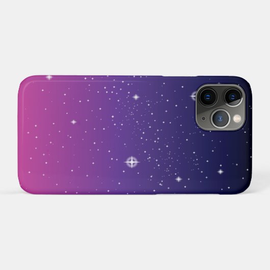 濃い紫の星空 Case-Mate iPhoneケース (裏面(横))