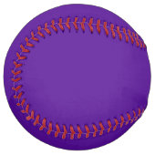 濃い紫無地の色 ソフトボール (正面左)